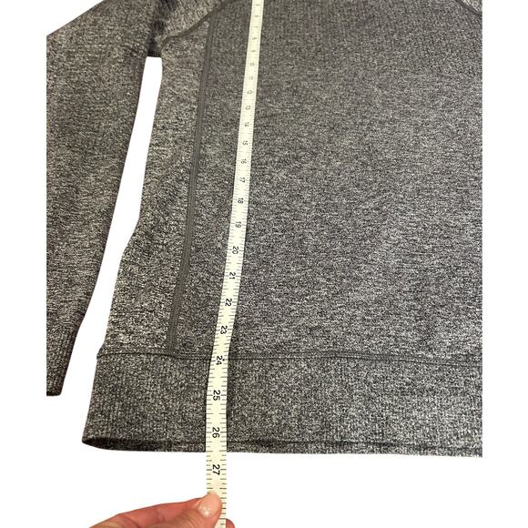 LULULEMON Black/White Engineered Warmth Long Sleeve Training Top Men's MEDIUM - Picture 6 of 8